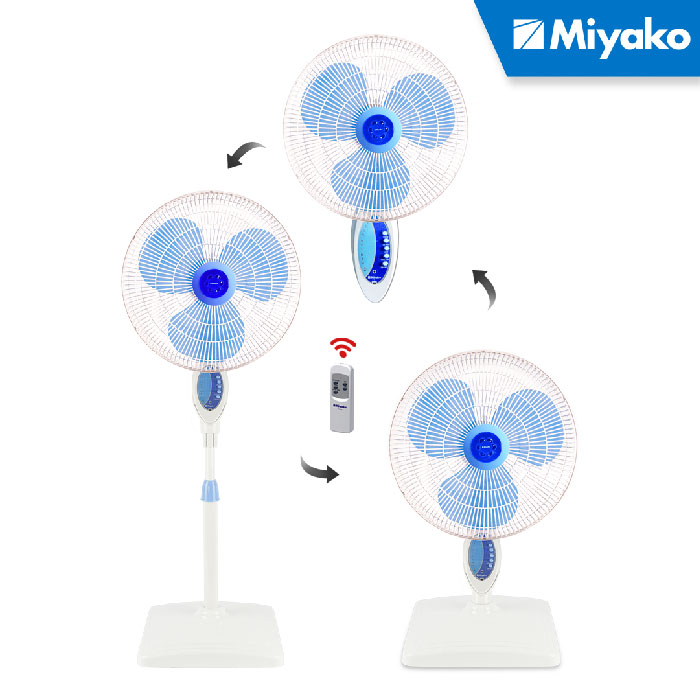 Miyako Kipas Angin Standing Berdiri 3in1 16 inch - TJR-101 PL | TJR101PL